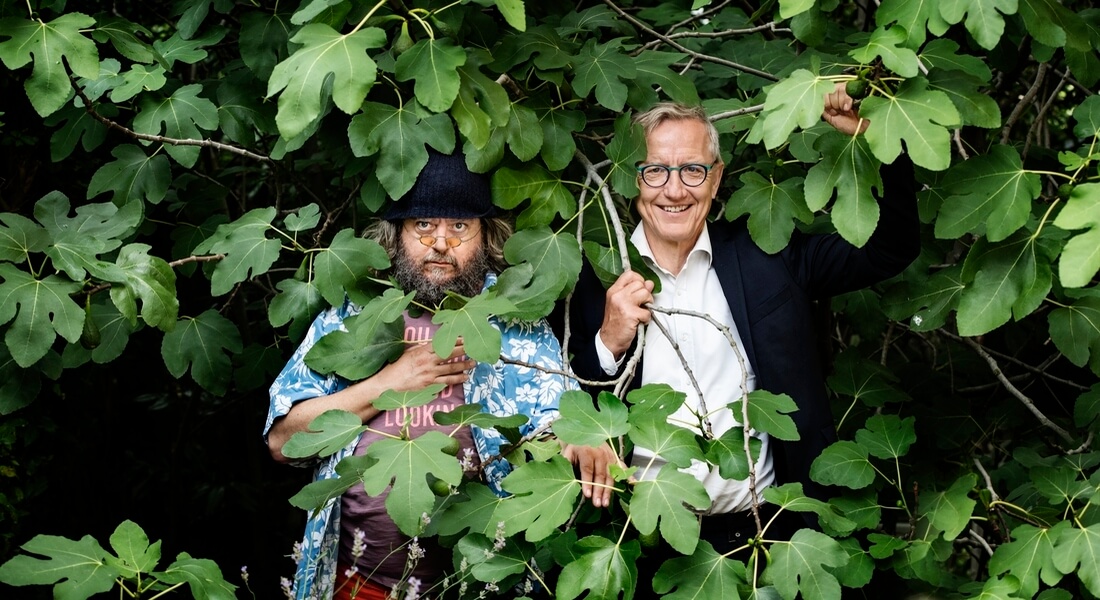 Palmgren og Lund Madsen med planter