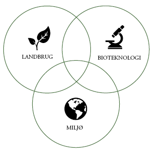 Forsningsområder: Landbrug, bioteknologi, miljø